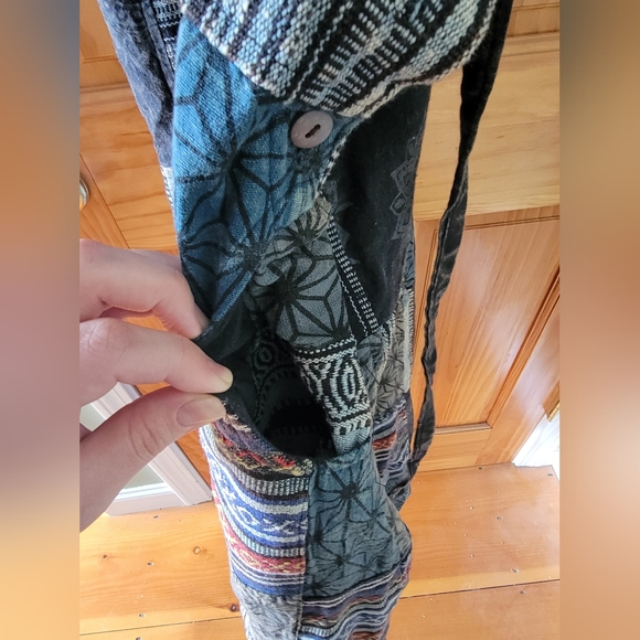 Handmade Patchwork Cotton Dress (Women's L/XL) - Picture 4 of 14